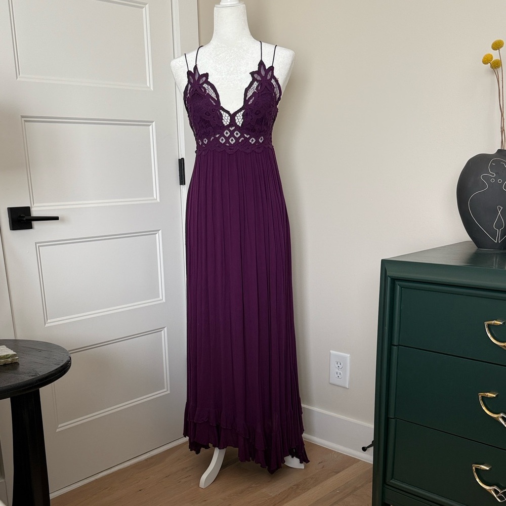 Free People Adella lace Maxi dress